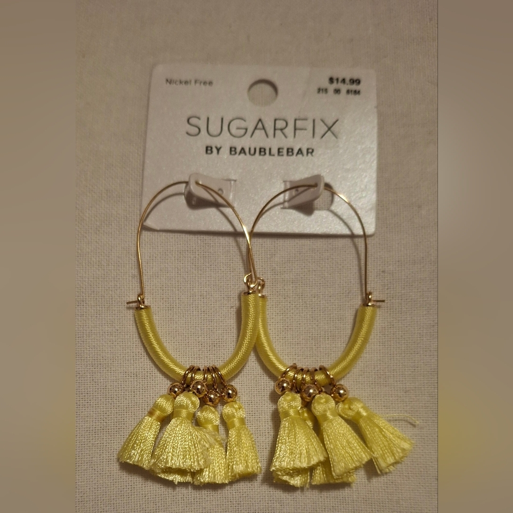 Sugarfix by BaubleBar Yellow Tassel Earrings